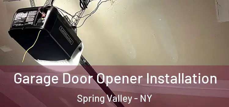  Garage Door Opener Installation Spring Valley - NY